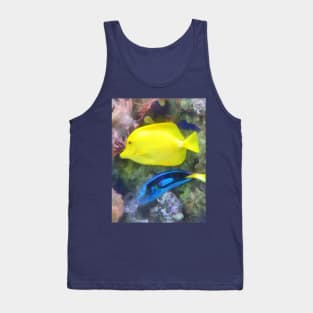 Fish - Yellow and Blue Tang Fish Tank Top